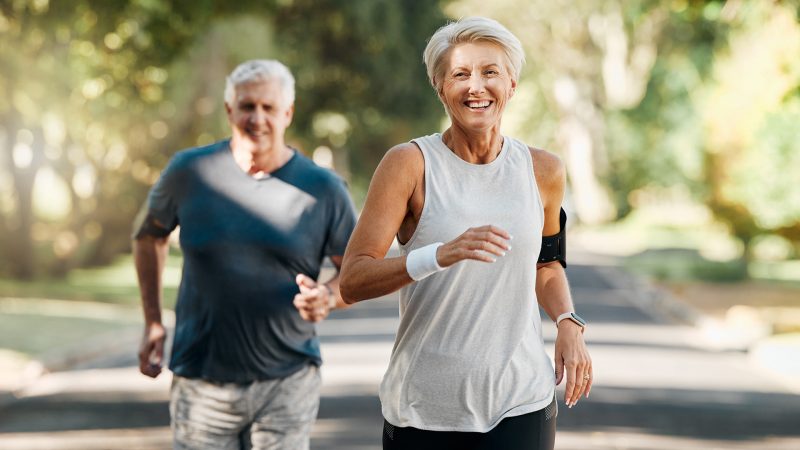 Cardiovascular disease & couple out running